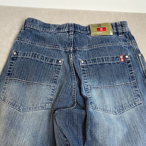 Southpole Mens Jeans Size 36 Relaxed Fit Blue Denim - Picture 13 of 16